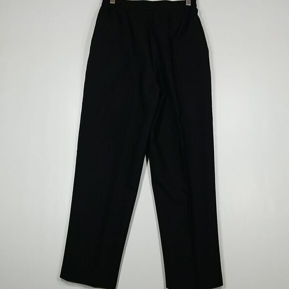 🎁5/$25 V.I.Petites Dress Pants Relaxed Fit Women's Black Size 10P - Picture 4 of 9